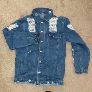 Distressed Denim Jacket